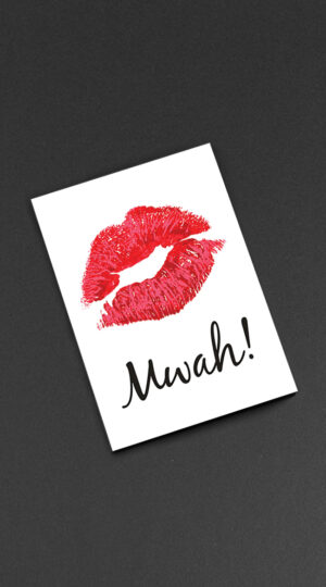 Mwah Greeting card