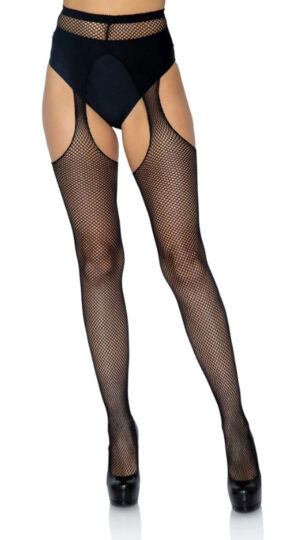 Fishnet Suspender Tights