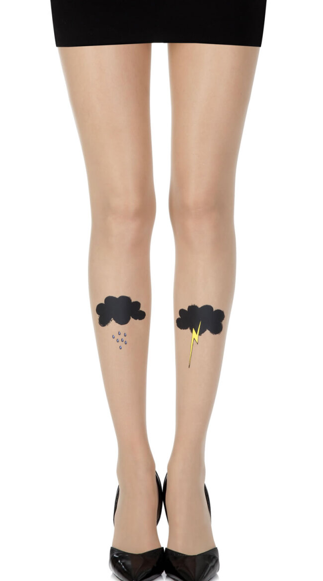 Cloud Pop Art Tights