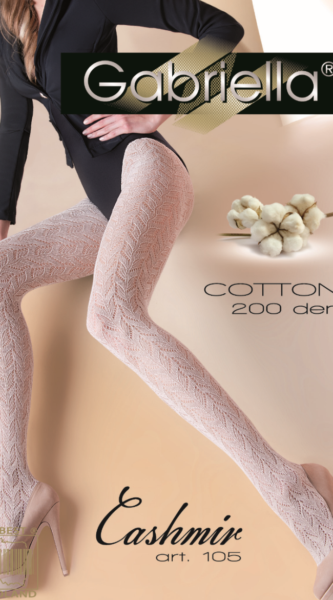 Latte Delight Jacquard Tights