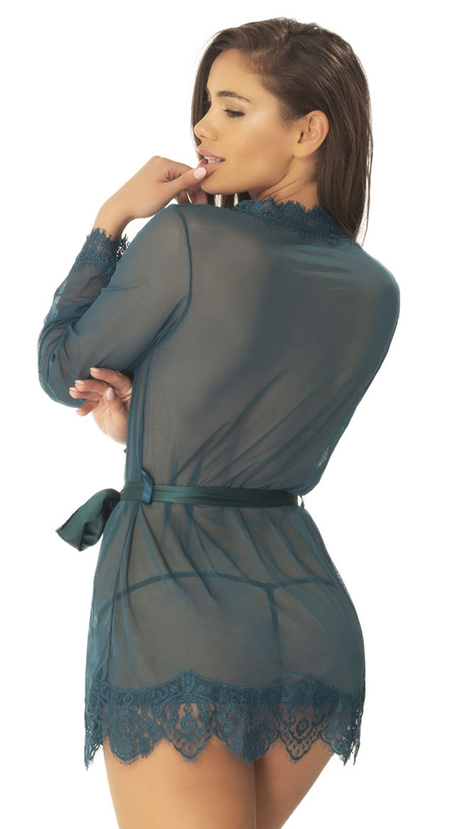 Provence Teal Robe