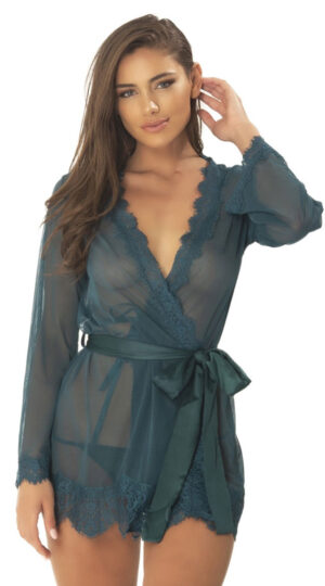 Provence Teal Robe