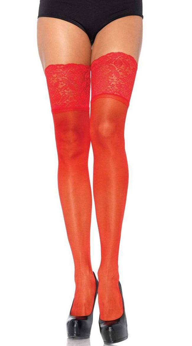 Lace Top Stay Up Stockings