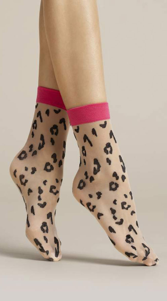 Amalia Animal Print Socks