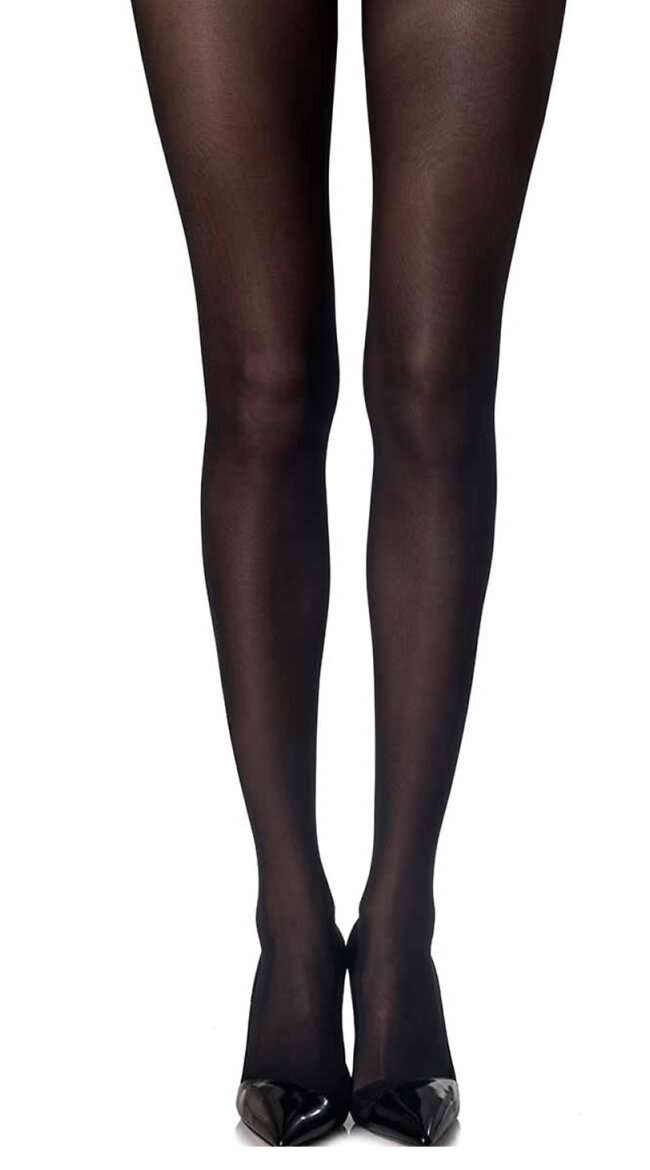 Midnight Temptation Sheer Black Tights