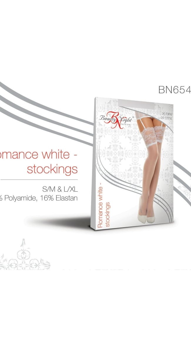 White Romance Stockings