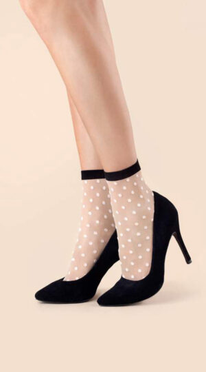 Bubble Gum Spotted Socks