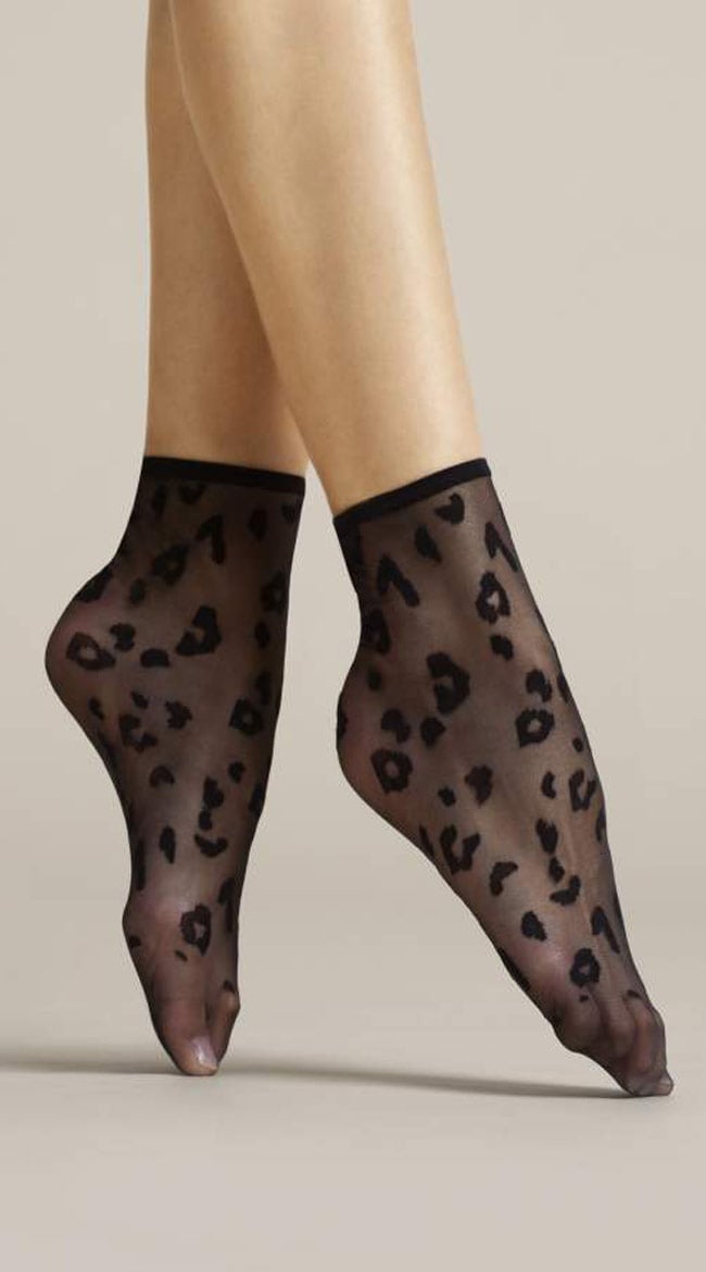 Doria Animal Print Socks