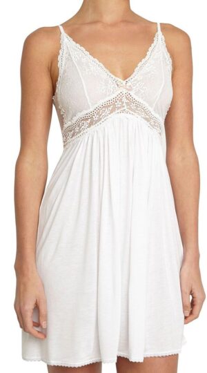 Eberjey Colette White Bridal Chemise