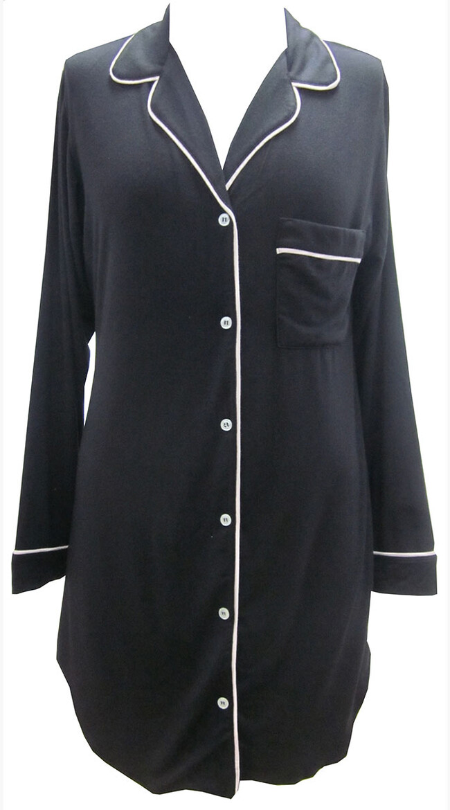 Eberjey Gisele Black Nightshirt