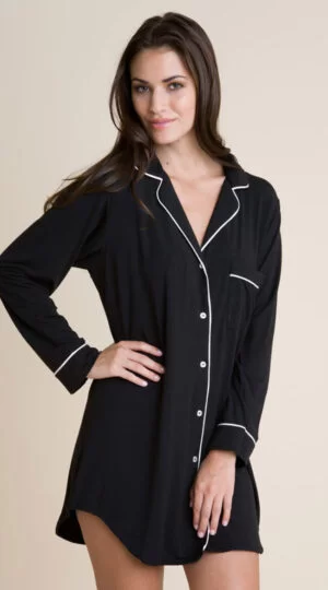 Eberjey Gisele Black Nightshirt