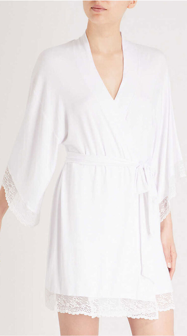 Eberjey White Kimono Robe