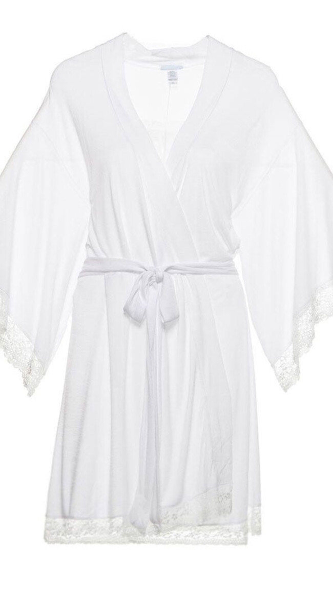 Eberjey White Kimono Robe