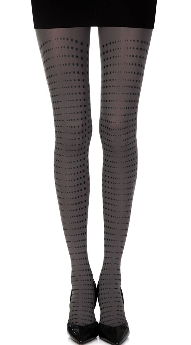 Dotty Stripes Opaque Tights