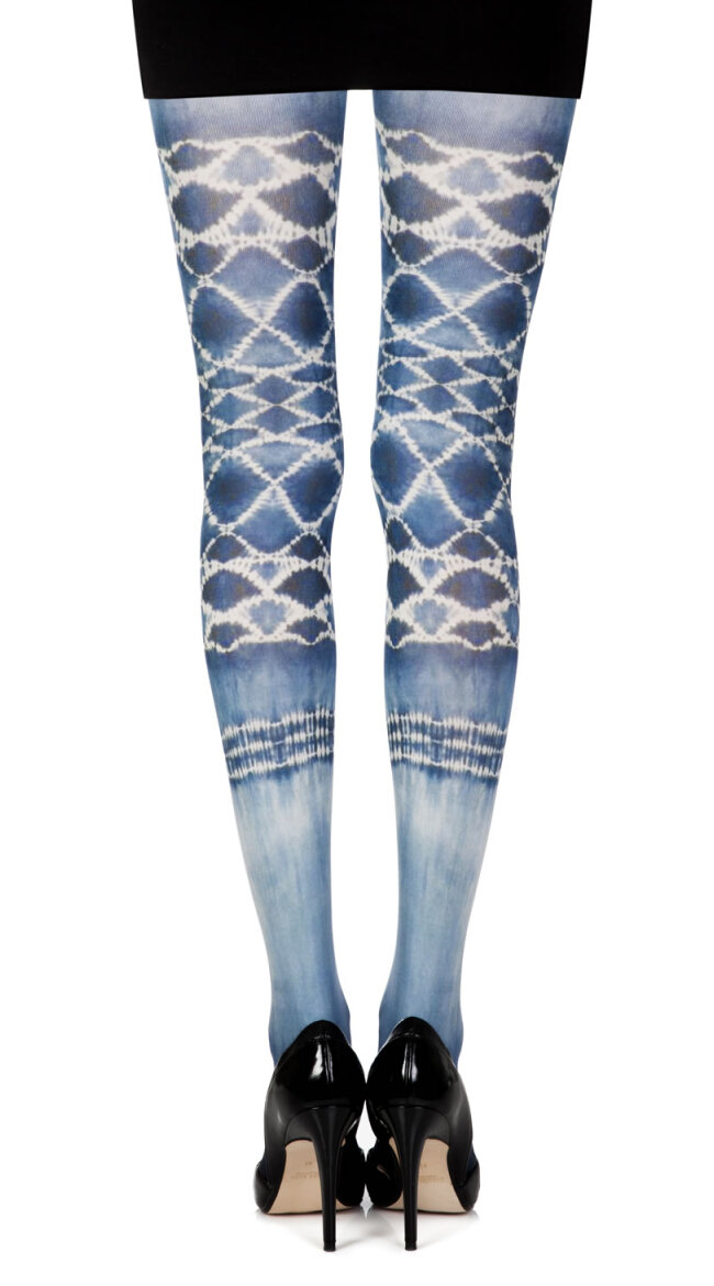 Tie-Dye Opaque Tights