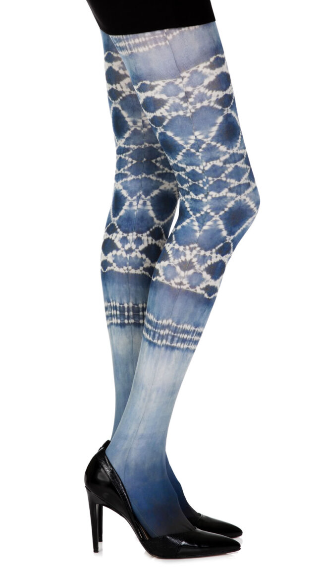 Tie-Dye Opaque Tights