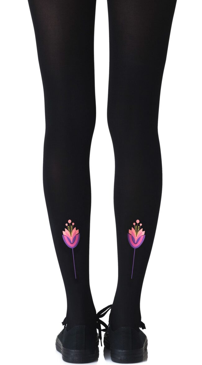 Lotus Love Reversible Tights