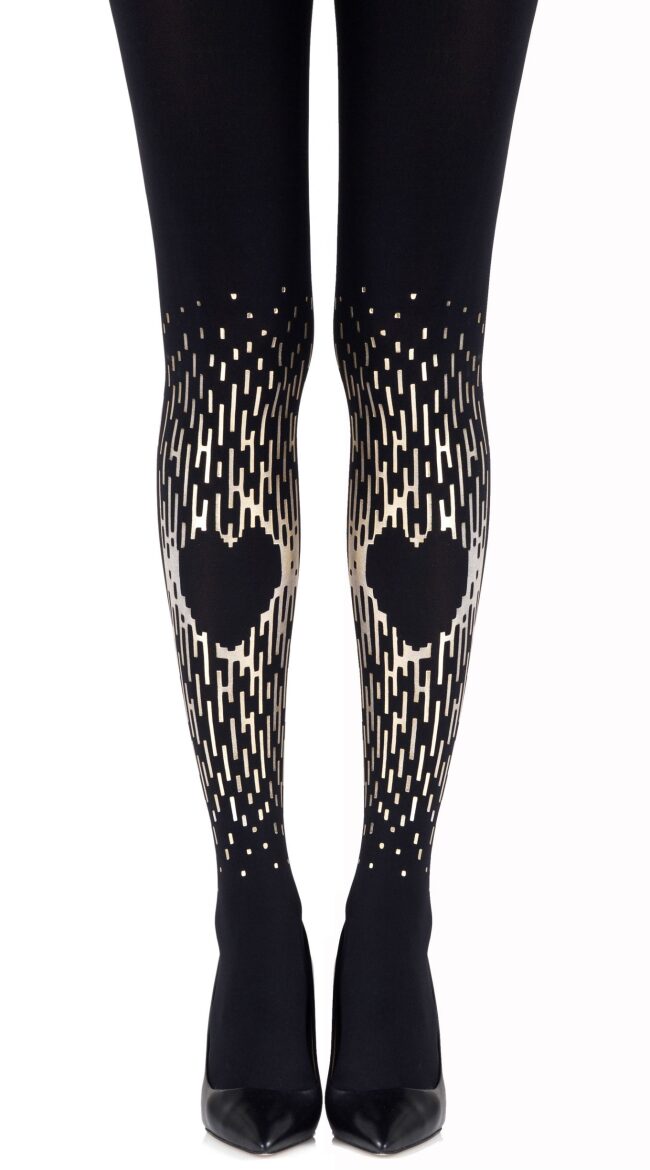 Love is All Around Print Tights