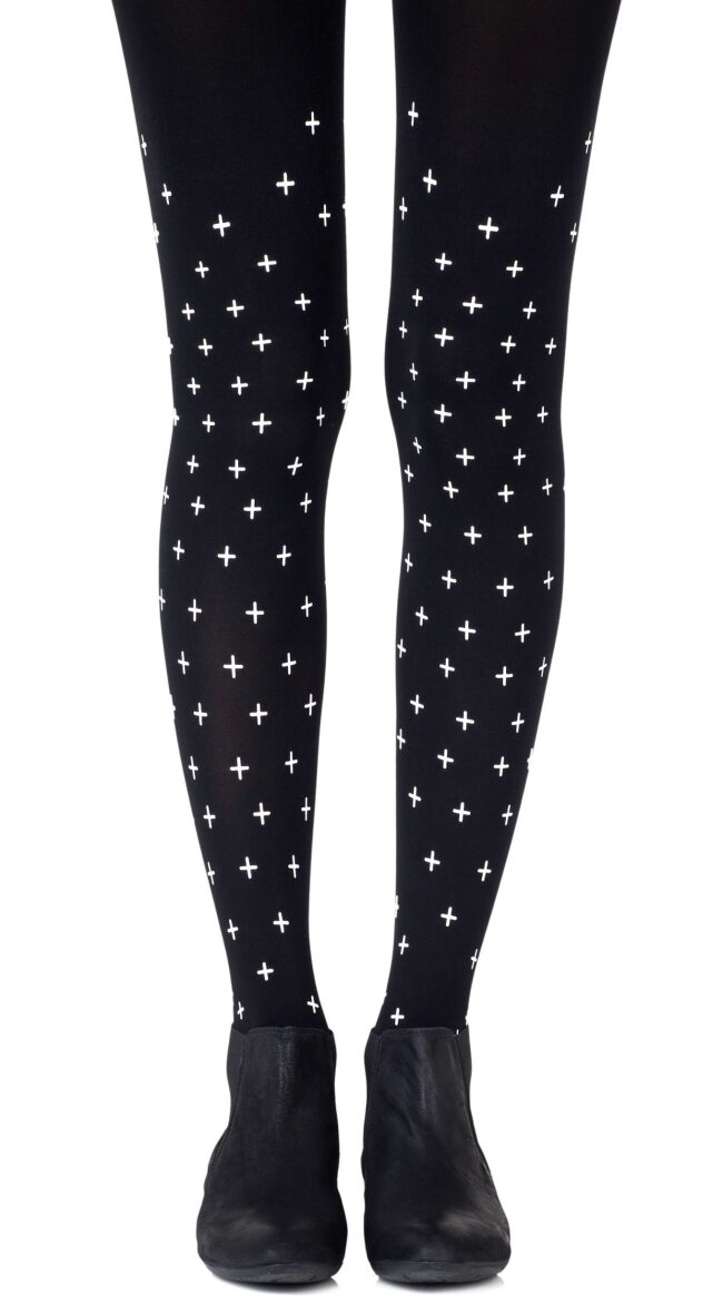 Zohara Love Allover Printed Tights