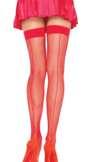 Fishnet Back Seam Stockings