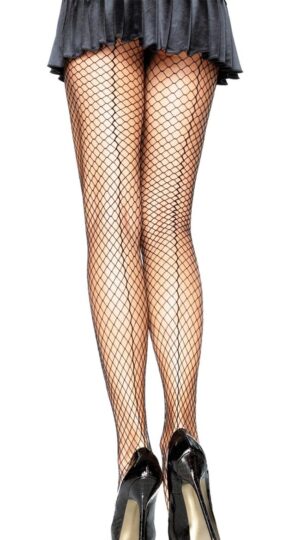 Fishnet Back Seam Tights