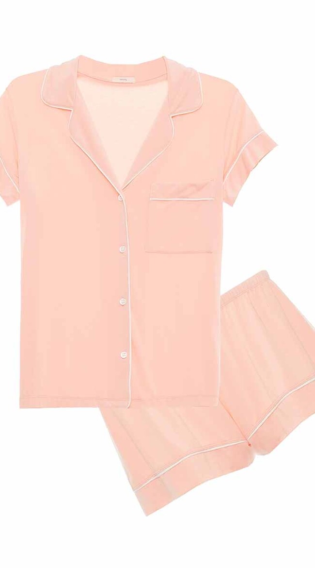 Gisele Melocoton / Ivory Short PJ Set