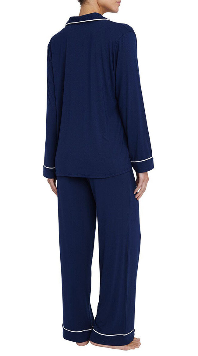 Gisele Navy Long PJ Set