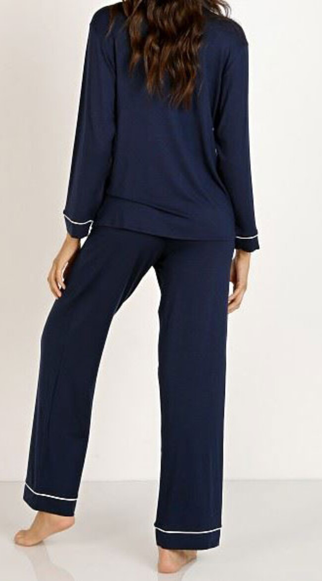 Gisele Navy Long PJ Set