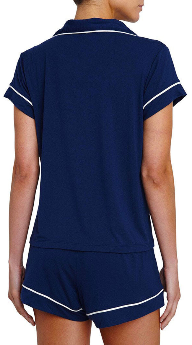 Gisele Navy Short PJ Set