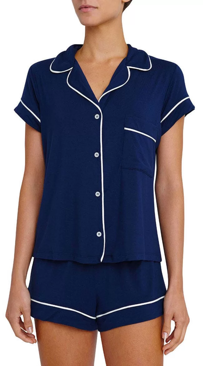 Gisele Navy Short PJ Set