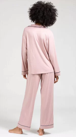 Gisele Pink Long PJ Set