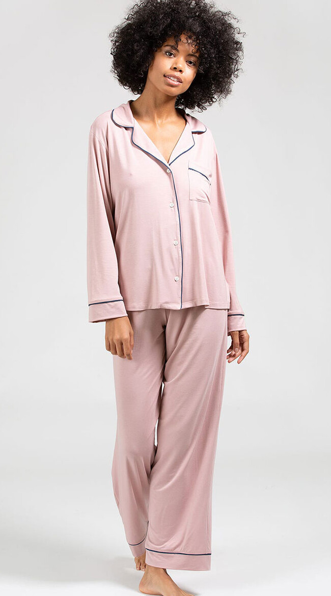 Gisele Pink Long PJ Set