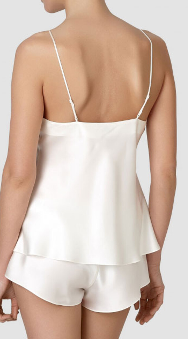 Ivory Silk Camisole