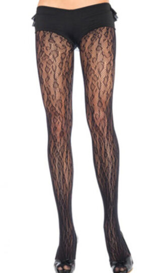 Leopard Patterned Fishnet Tights