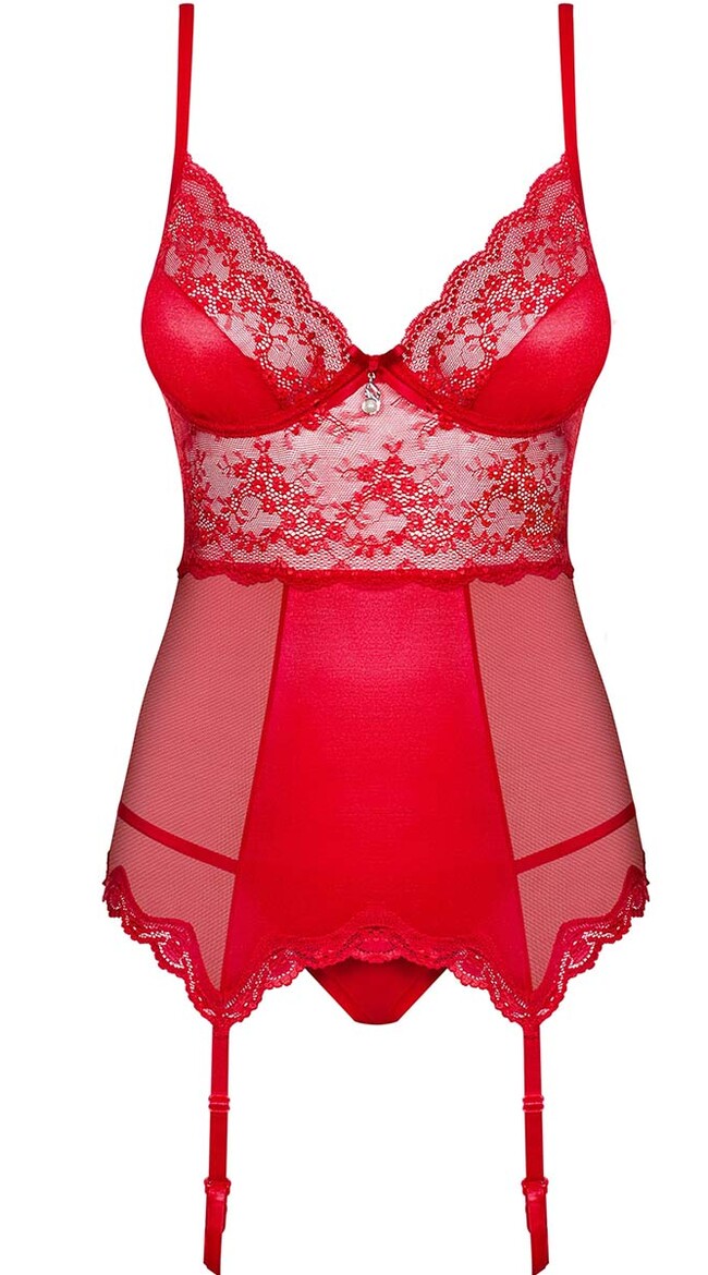 Lovica Sexy Red Lingerie Bustier