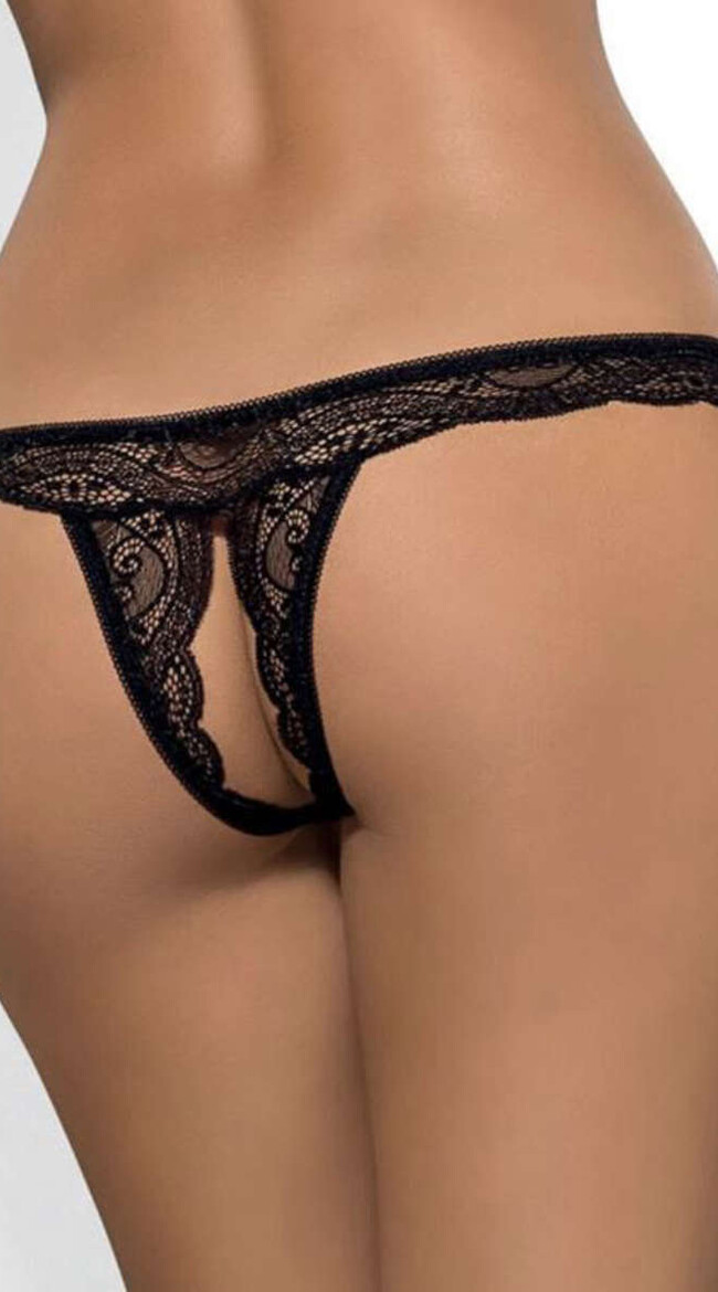 Miamor Black Cupless Bra