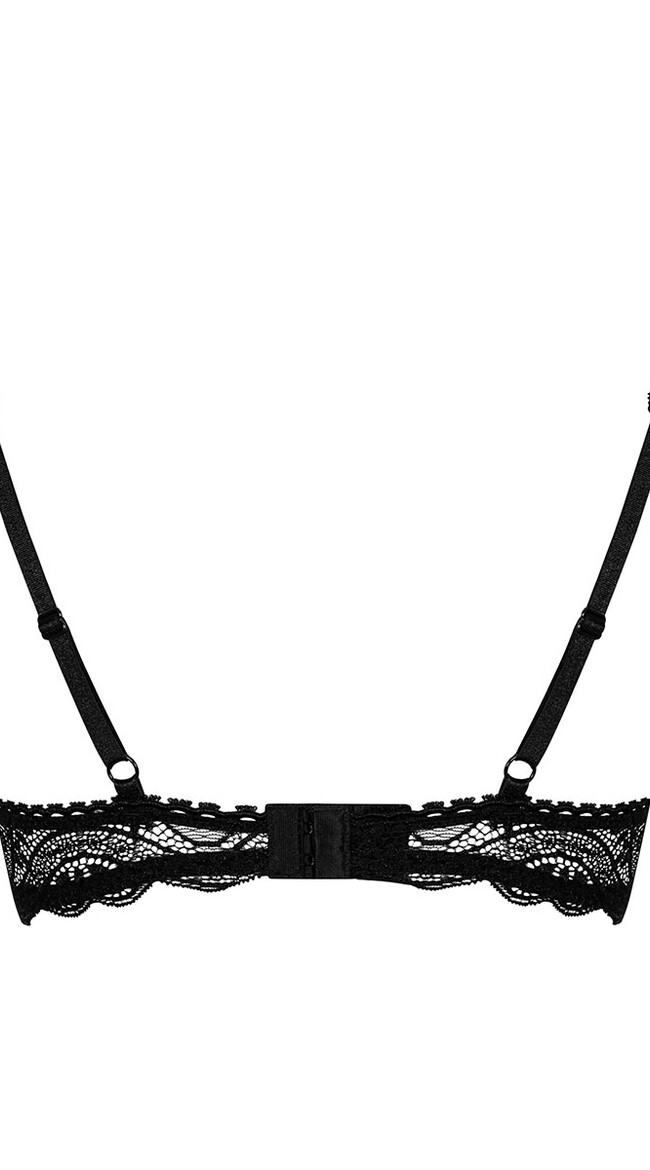 Miamor Black Cupless Bra