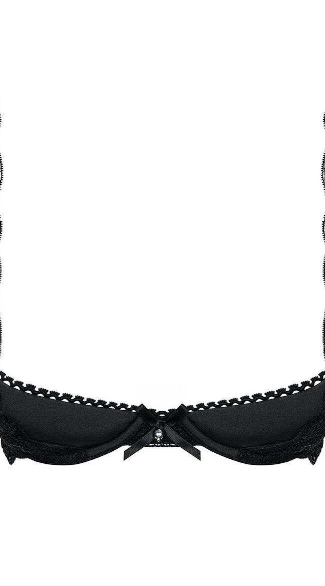 Miamor Black Cupless Bra