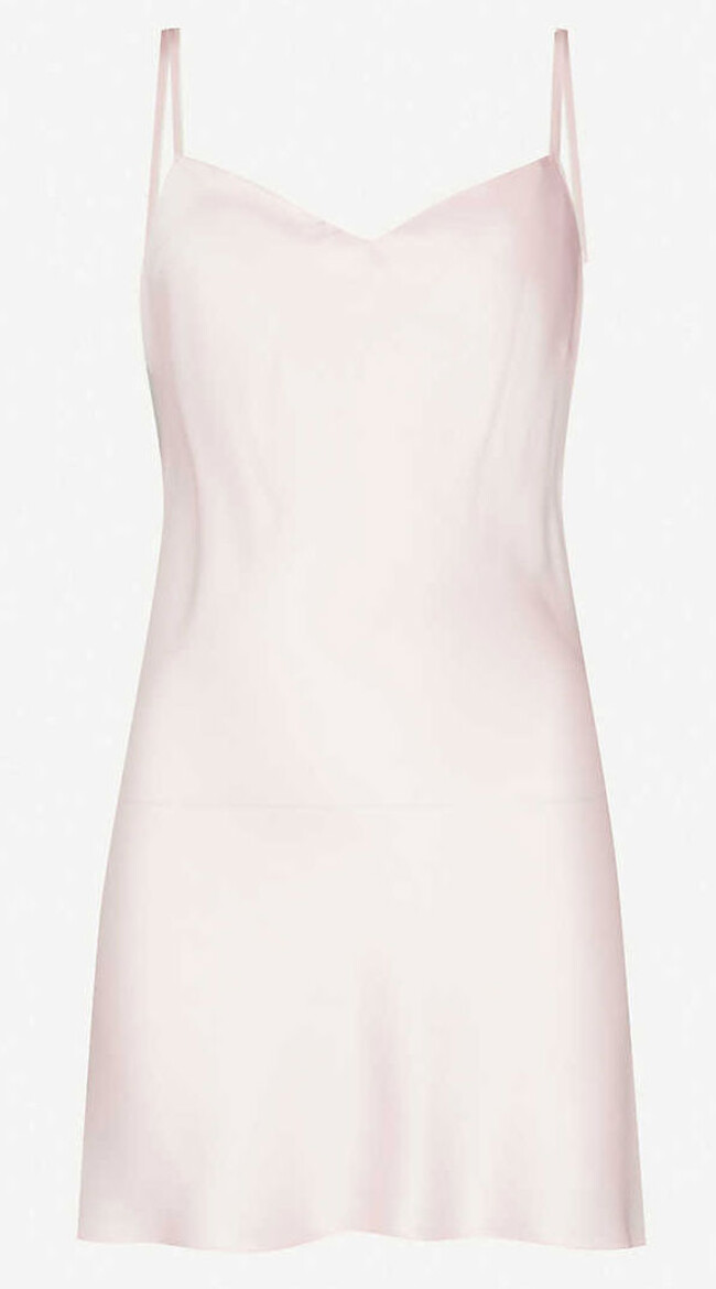 Oda Pink Silk Chemise