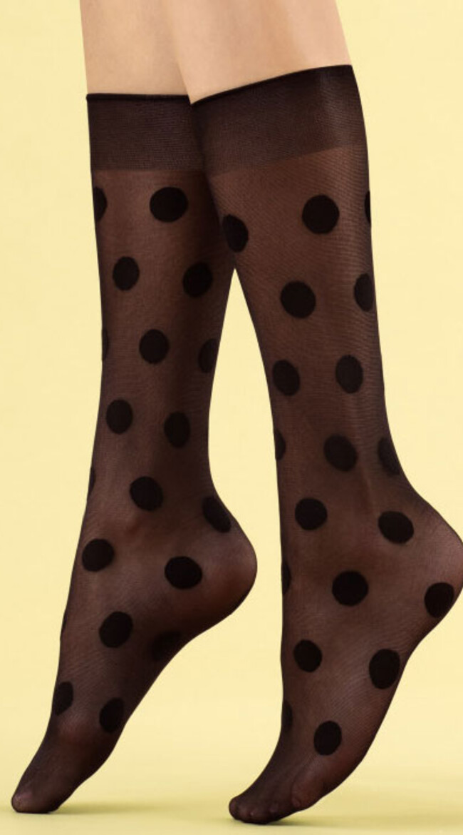 Playful Black Spot Socks