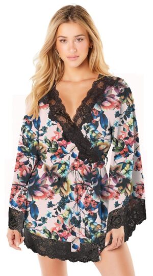 Reina Floral Robe