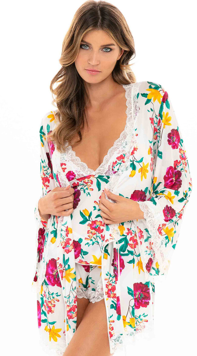 Reina White Floral Playsuit