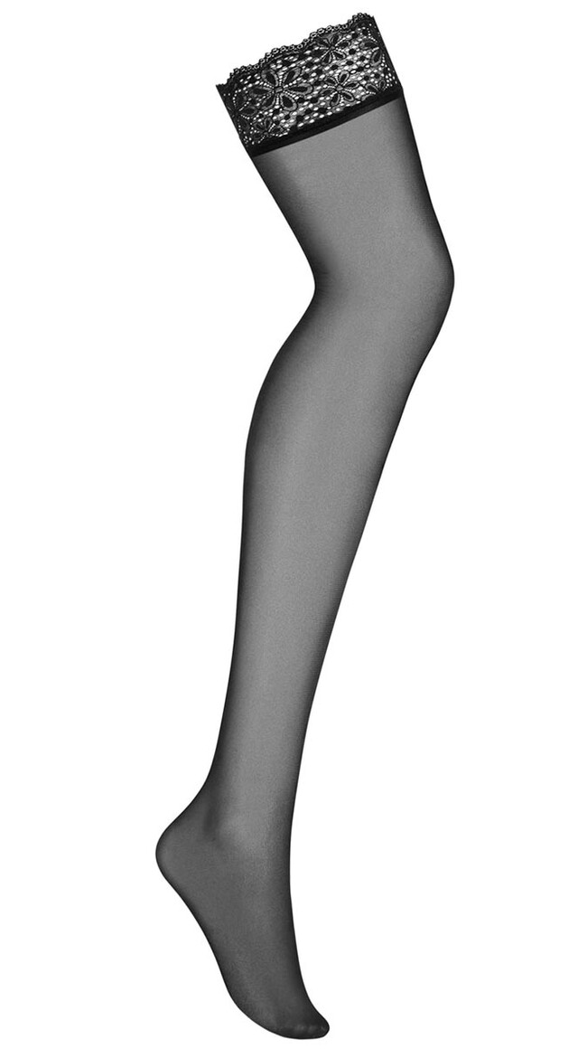 Rossita Stockings Black Stockings BEDTIME FLIRT