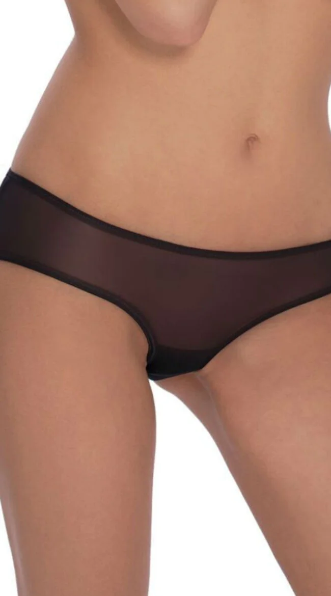 Lica Sheer Mesh Heart Briefs