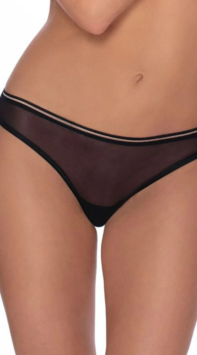 Lica Sheer Mesh Thong