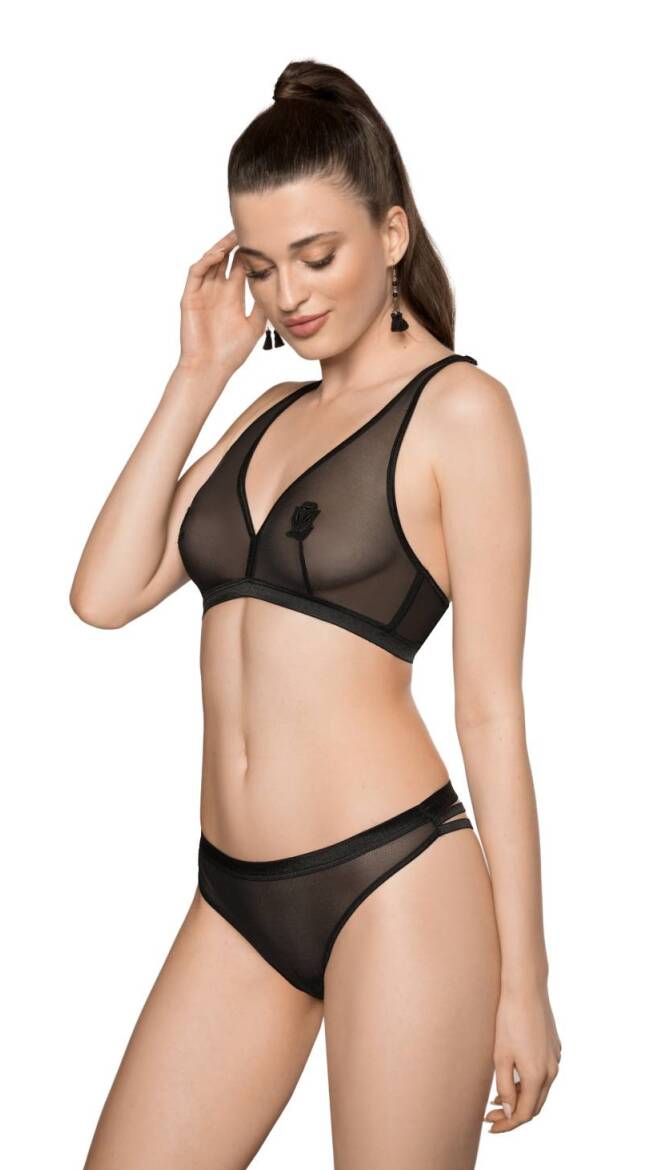 Lisbet Black Soft Cup Bra