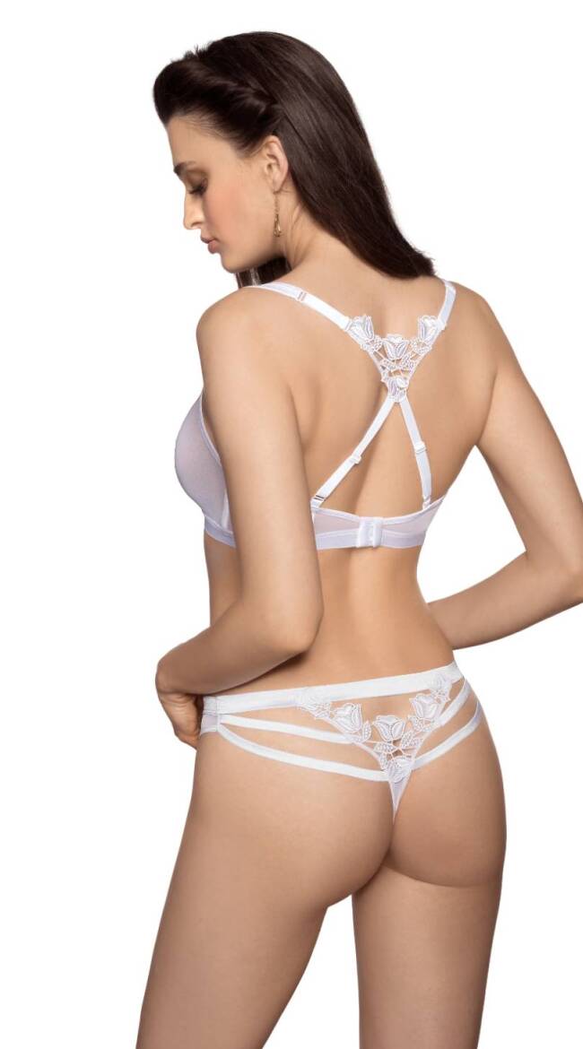 Lisbet White Thong