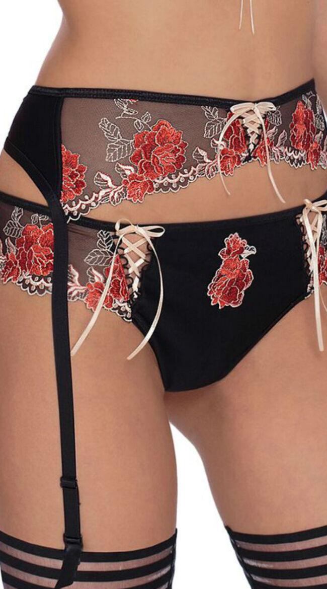 Floral Seduction Lingerie Set