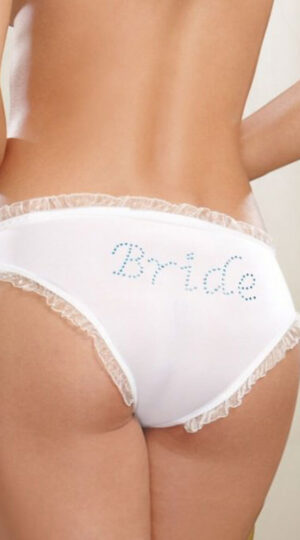 Ruffle Bride Knickers