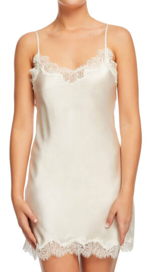 Scarlet Ivory Silk Chemise